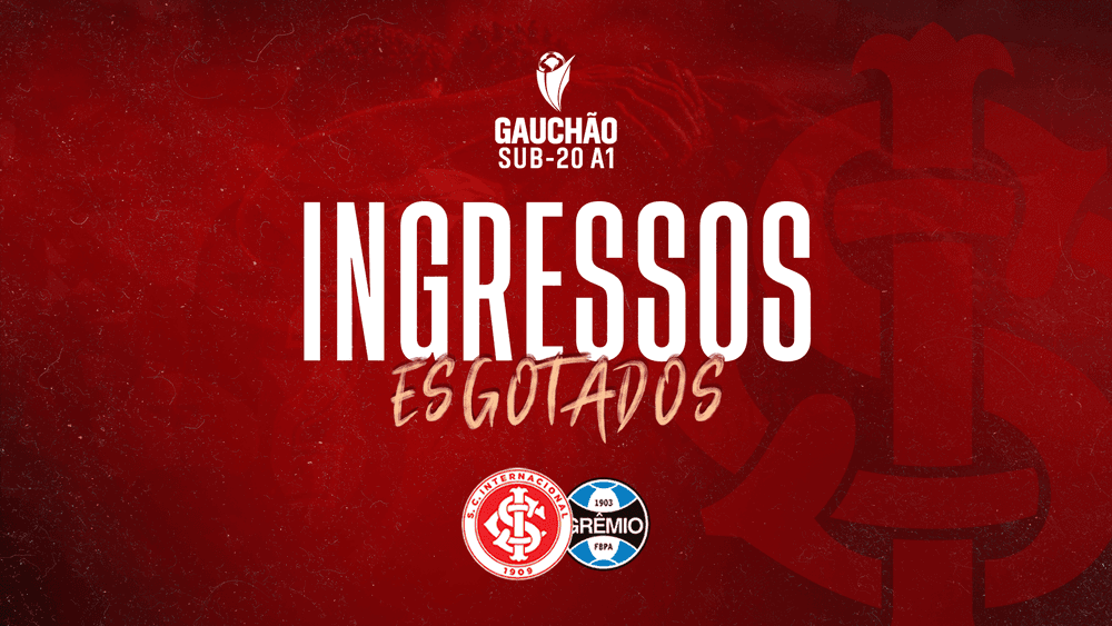 Ingressos para o Gre-Nal da final do Gauchão Sub-20 estão esgotados